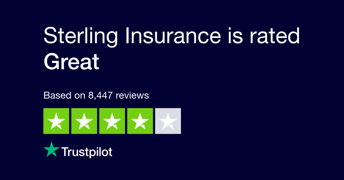 Sterling insurance reviews Genuine reviews from customers